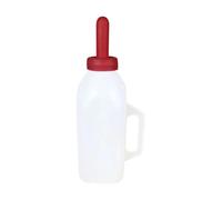 Récipient à lait de veau de grande capacité et tétine anti-fuite, remplissage facile, large ouverture pour l'entretien du bétail, bouteille de lait pour l'entretien du bétail
