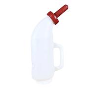 Récipient à lait de veau de grande capacité et tétine anti-fuite, remplissage facile, large ouverture pour l'entretien du bétail, bouteille de lait pour l'entretien du bétail