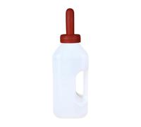 Récipient à lait de veau de grande capacité et tétine anti-fuite, remplissage facile, large ouverture pour l'entretien du bétail, bouteille de lait pour l'entretien du bétail
