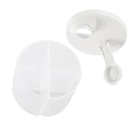 Récipient à lait en poudre, boîte à nouilles de riz portable rotative | 4 compartiments portable pour collation de voyage, boîte à nouilles de riz portable pour les parents occupés en déplacement