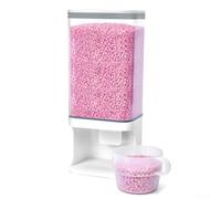 Récipient à lessive en plastique PS+PP 1500 ml Blanc Taille M | Peut contenir des boosters de parfum, des perles de lessive, du sel de mer, du riz ; pas de liquides ; capacité de 1000 ml