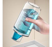 Récipient à lessive scellé avec design transparent gradué pour contenir divers produits de lessive et maintenir l'ordre (2 L)