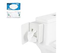 Récipient à lingettes compatible avec Cottonelle | Porte-lingettes rechargeables pour lingettes Huggies, couvercle hermétique pour salle de bain et voiture