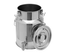 Récipient à liquide en acier inoxydable avec joint de grande capacité pour le transport et le stockage