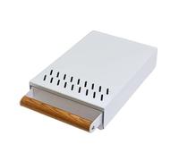 Récipient à marc de café avec tiroir, barre amovible pour une utilisation à la maison et au bar, noir - Solution de rangement parfaite pour garder votre cuisine fraîche et fraîche