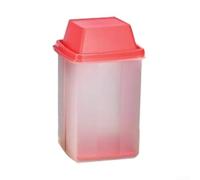 Récipient à mariner avec filtre intégré pour un drainage facile - Bocal de fermentation en plastique pour kimchi, cornichons, olives, jalapenos et condiments (rose)