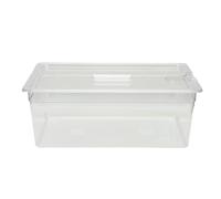 Récipient à mijoteuse 25L Transparent PP Réservoir d'eau de grande capacité pour la cuisine et les réunions de famille Matériau durable résistant à la chaleur