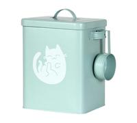 Récipient à nourriture pour chien - Boîtes à biscuits pour animaux de compagnie, empilables, 32 l et 20 L, récipients à mesurer en polymère pour chien et chat, couvercles hermétiques et roulettes à