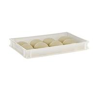 APS Récipient à pâte - Boîte à pizza empilable - Capacité 14 l - Dimensions intérieures 56,5 x 36,5 cm - Pour conserver et fermenter des boules de pâte au frais et professionnel