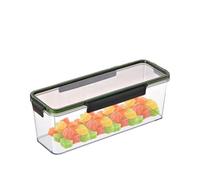 Récipient à pâtes hermétique, boîte de rangement alimentaire, transparente, récipient de rangement hermétique pour aliments, avec couvercle de fermeture, grand organisateur pour collations, armoire de