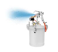 Récipient à peinture à air, pistolet pulvérisateur, réservoir sous pression 10 l, acier au carbone robuste, valve de sécurité, clôture murale de voiture, peinture industrielle et bricolage, 2,2 l