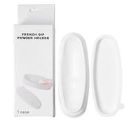 Récipient à poudre de trempage | Conteneur de trempage pour ongles - Outil d'économie de poudre à ongles à une couche, support portable efficace pour la collecte de poudre de maquillage