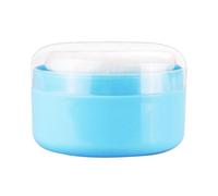 Récipient à poudre pour bébé avec houppette, boîte à dépoussiérage légère | Houppette à poudre corporelle et récipient pour le bain et les voyages, idéal pour les femmes et les bébés