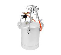Récipient à pression pour peinture en aérosol, pot de pression, réservoir de pression de 10 l, 50-80 psi, récipient de peinture en acier avec pistolet pulvérisateur, tuyaux, manomètre, pour décoration