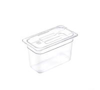 Récipient à ragoût lent sous vide avec base antidérapante, couvercle hermétique et poignée ergonomique, fabriqué en PC pour une cuisson à température contrôlée (6 L)