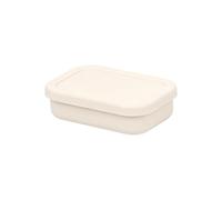 Récipient à repas multifonction en silicone, passe au lave-vaisselle, au congélateur, design anti-déversement, 300 ml/700 ml, profil fin, boîte Bentos avec couvercle sécurisé