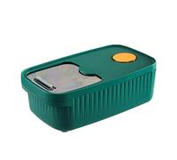 Récipient à Riz Bac de Stockage de Riz à Grains Scellé Boîte de Rangement de Cuisine Résistante à l'Humidité de Grande Capacité pour Les Familles Multi-Membres Plastique Blanc 10L (M 25,5 cm/10,04