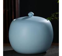 Récipient À Riz En Céramique Avec Couvercle, Boite Hermetique Alimentaire, Bocaux Rangement Cuisine, Boîtes Cereales Pour Soja, Maïs, Flocons D'avoine, Grains De Café, Sucre(Blauw,5KG)