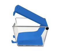 Récipient à rouleaux dentaires - Coque en acrylique - Couvercle encliquetable - Distributeur médical transparent avec chambre d'accès facile et solution de stockage hygiénique pour absorber ou outils
