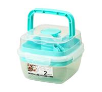 Récipient à salade - Rangement portable, 1 L sécurisé pour la préparation du yaourt, plat polyvalent avec poignée, article de salle à manger, transport pratique pour l'avoine, les baies, la laitue