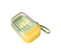 Récipient à savon compact scellé pour les amateurs de gym, boîte de rangement résistante à l'eau avec trous de ventilation, étui à savon de voyage portable