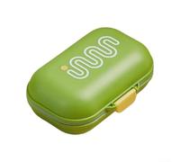 Récipient à savon de voyage étanche avec couvercle hermétique et tampon de drainage pour le camping, la salle de sport, organisateur de toilette anti-fuite (vert)