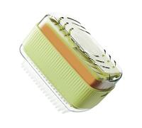 Récipient À Savon - Étui À Savon Moussant Avec Rouleau, Accessoires De Salle De Bain | PP/polystyrène, Solution De Récurage Des Vêtements Avec Égouttoir Pour Camping Dortoir Évier Comptoir Voyage RV F