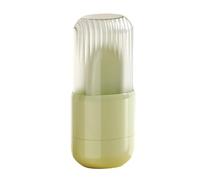 Récipient à savon portable avec brosse à poils souples, étui de rangement étanche pour articles de toilette de voyage, accessoires de douche, organisateur de savon de voyage avec fixation pour brosse