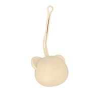Récipient à Sucette en Silicone de qualité Alimentaire, Mignon, Simple, Sangle Pratique, Lavable au Lave-vaisselle, Porte-sucette pour Poussette (Couleur du thé au lait)