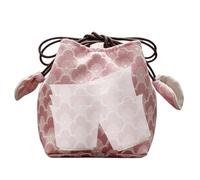 Récipient à thé | Brodé Esthétique Portable Cordon de Serrage Conteneur Portable Sachet de Thé Tasse Conteneur pour la Maison Bureau Extérieur Voyage Camping Picnic Road Trip Fête d'anniversaire