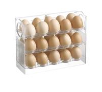 Récipient à œufs pliable pour réfrigérateur | Boîte à œufs pour réfrigérateur, distributeur de rangement d'œufs pour la maison, la cuisine, le garde-manger, le comptoir