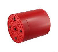 Récipient à ustensiles de cuisine avec base rotative conçue pour contenir des ustensiles de cuisine sans prendre de place (rouge)