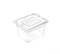 Récipient à vide de 6 L ou 11 L pour une cuisson de précision à basse température, résistance thermique de -40 °C à 100 °C, échelle de mesure intégrée, (11 L)