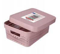 Boîte ajourée Curver Infinity 11l rose - CURVER