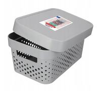 Récipient ajouré avec couvercle Infinity Curver 4,5 L, gris clair