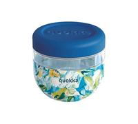 Récipient Alimentaire avec Motif Pivoines 500ml avec Couvercle Antidérapant Bleu