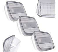 Récipient alimentaire Curver Vedo 3 x 1 L, gris