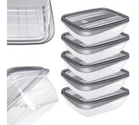 Récipient alimentaire Curver Vedo 5 x 0,5 L, gris