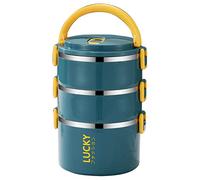 Récipient alimentaire de grande capacité de qualité alimentaire à plusieurs niveaux anti-rouille pour déjeuner créatif, bocal isotherme pour aliments chauds, récipient à large goulot étanche