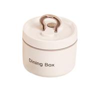 Récipient alimentaire - Délicieux - avec cuillère - Double paroi pour déjeuner froid ou froid - Bouteille à soupe sous vide pour repas de 14 heures - Sans BPA