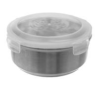 Récipient alimentaire en acier inoxydable - ORION - 1,2 l - Rond - 16 cm de diamètre - 8 cm de hauteur