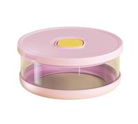 Récipient alimentaire en verre qui passe au micro-ondes et au four, boîte à déjeuner étanche avec joint en silicone pour l'école, la cuisine, la préparation des repas avec couvercle, idéal pour les