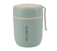Récipient Alimentaire Isolé De 500 Ml, Thermos à Soupe Pour Aliments Chauds, Pot Alimentaire Isolé, Récipient à Soupe Sous Vide En Acier Inoxydable 304, Tasse Isolée Pour L'école(Menthe verte)