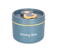 Récipient alimentaire isolé - pot à lunch thermique de grande capacité avec cuillère, boîte à lunch froide à perte de fuite | Poignée portative de stockage de nourriture de randonnée