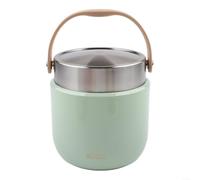Récipient alimentaire thermique de 1500 ml, bol isotherme avec couvercle | Technologie sous vide, 10h chaud 8h froid, bouchon à vis, valve d'air, transport étanche
