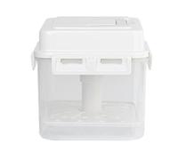 Récipient avec passoire - Récipient transparent pour saumure, 4 récipients de fermentation de 5 litres, presse, fonction marmite, récipient de conservation de culture, abri végétale pour la