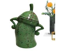 Récipient avec - PVC 20 x 18 cm Bocal de cuisine hermétique décoratif | Pot à sucre avec couvercle scellé stockage bonbons biscuits café utilisation maison bureau | Noël cadeau créatif