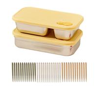 Récipient Bentos empilable pour les pique-niques et le camping Portable 304 Boîte alimentaire en acier inoxydable Sceau en silicone