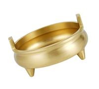 Récipient classique en laiton avec trois pieds pour les patrimoines culturels, les admirateurs, les décors, les encensoirs