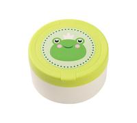 Récipient compact en velours pour poudres à dépoussiérer, ensemble d'applicateurs, 10 x 10 x 5 cm, houppette douce et douce avec boîte de rangement robuste pour une application et un toilettage